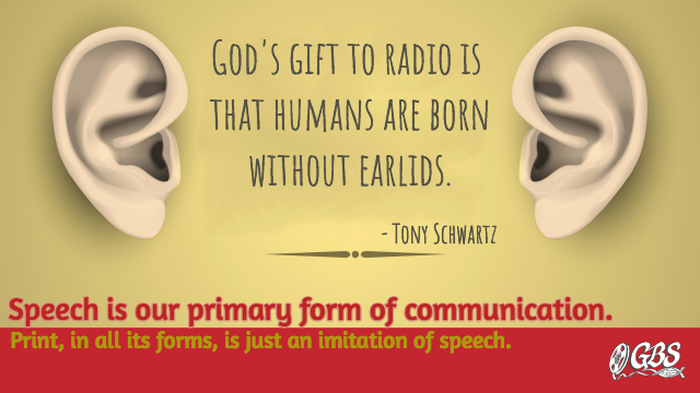 God's Gift to Radio Advertising: Humans Don't Have Earlids